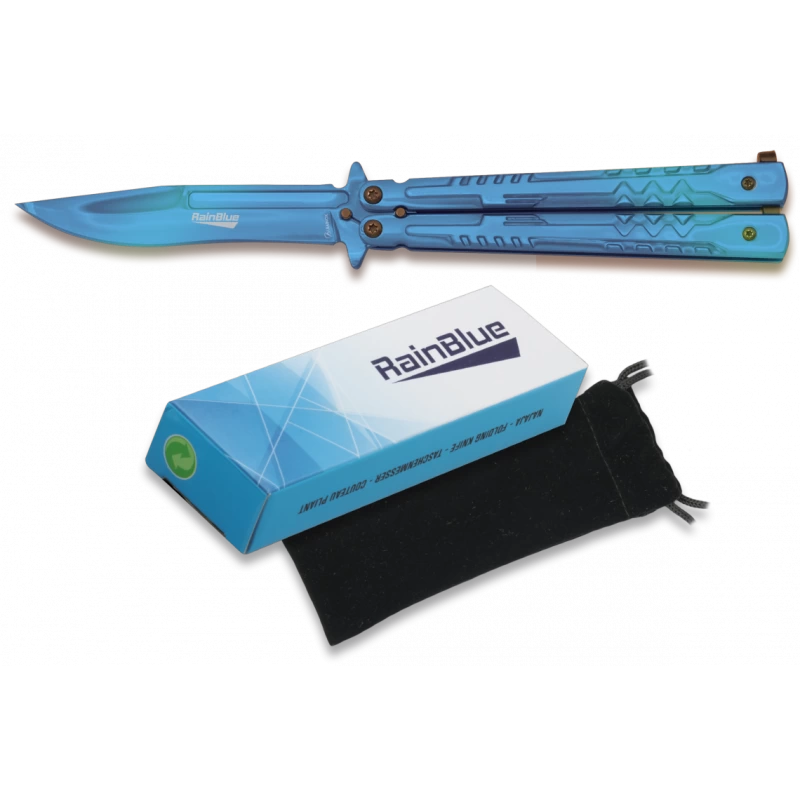 Couteau Papillon Rainblue 36246 1 Couteau Papillon Rainblue 36246