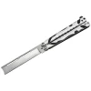 Couteau Papillon Razor Blade Alu Noir Silver