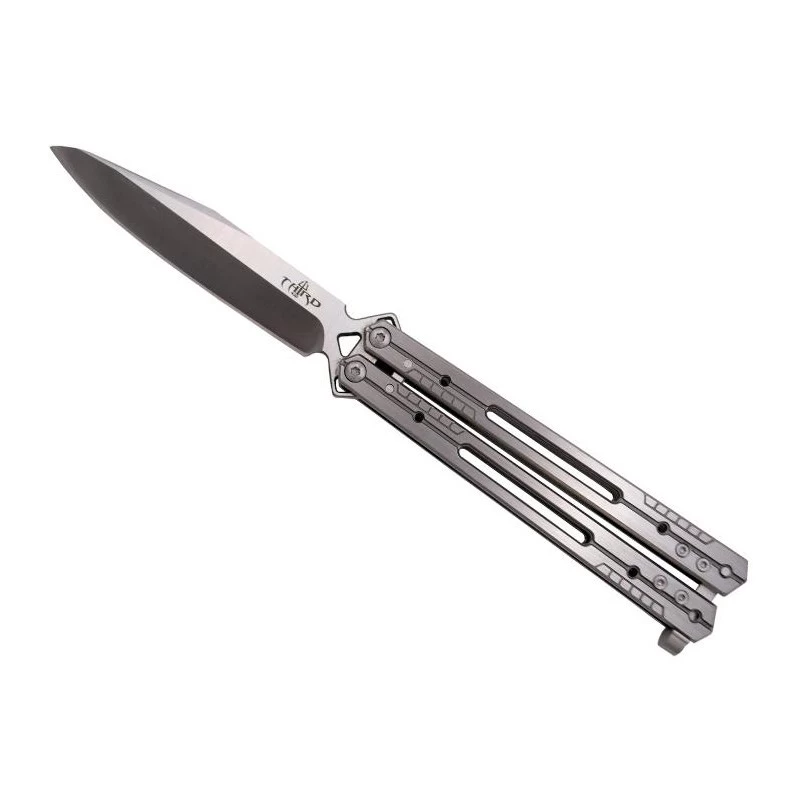 Couteau Papillon Third 13cm Tout Inox Satiné - K2920B 1 Couteau Papillon Third 13cm Tout Inox Satiné - K2920B