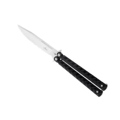 Couteau Papillon Third Alu Noir 13cm