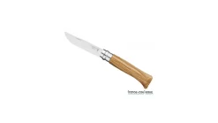 Couteau Pliant Opinel N°8 Lame Inox Manche Bois D'olivier