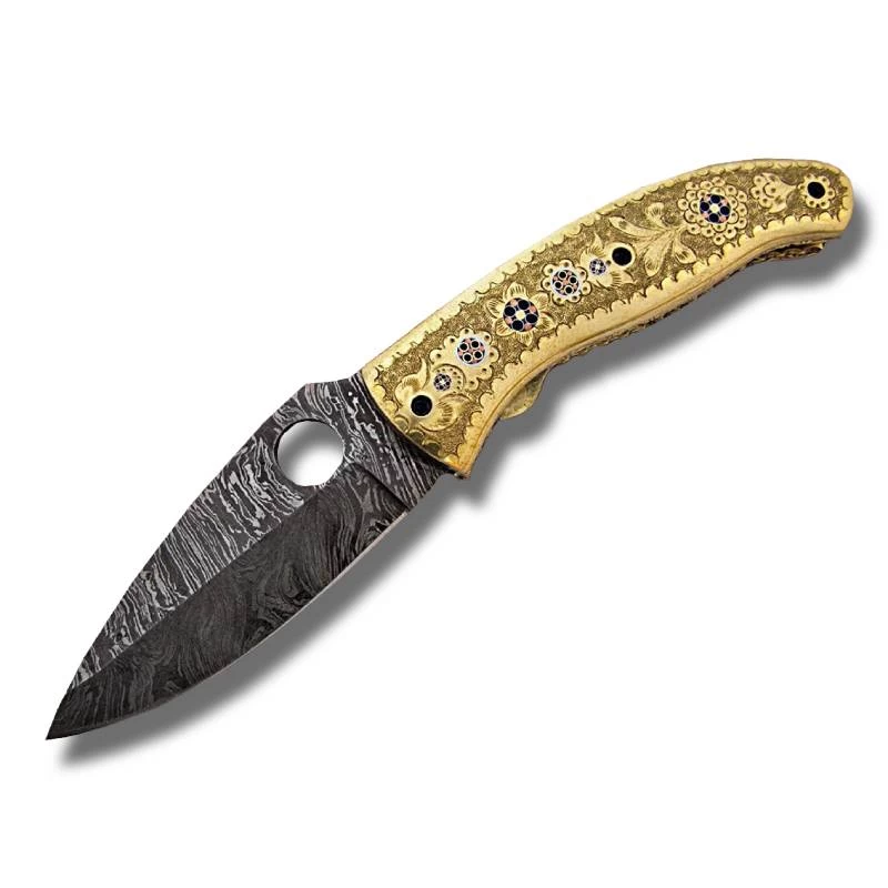 Couteau De Poche Firestorm Avec Manche En Métal 1 Couteau De Poche Firestorm Avec Manche En Métal