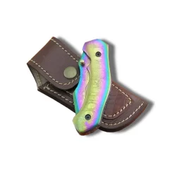 Couteau Liner Lock Recouvert De Titane 5 Couteau Liner Lock Recouvert De Titane -Magasin De Couteaux couteau poche titane etui jpg