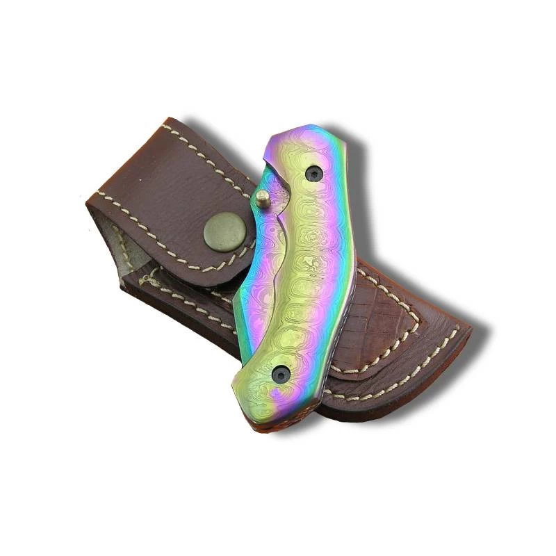 Couteau Liner Lock Recouvert De Titane 3 Couteau Liner Lock Recouvert De Titane – Image 3