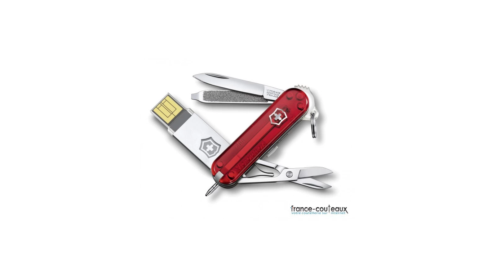 Couteau Suisse Victorinox 8 Outils Avec Clef USB 16 Go 1 Couteau Suisse Victorinox 8 Outils Avec Clef USB 16 Go
