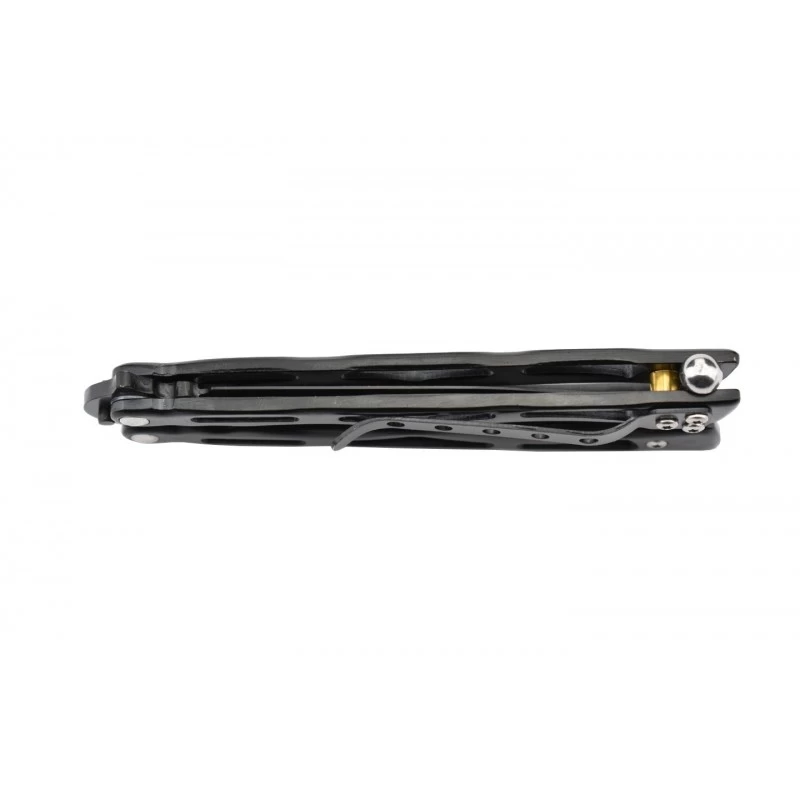 Max Knives P38B - Couteau Papillon Acier Inox Noir 6 Max Knives P38B - Couteau Papillon Acier Inox Noir – Image 6