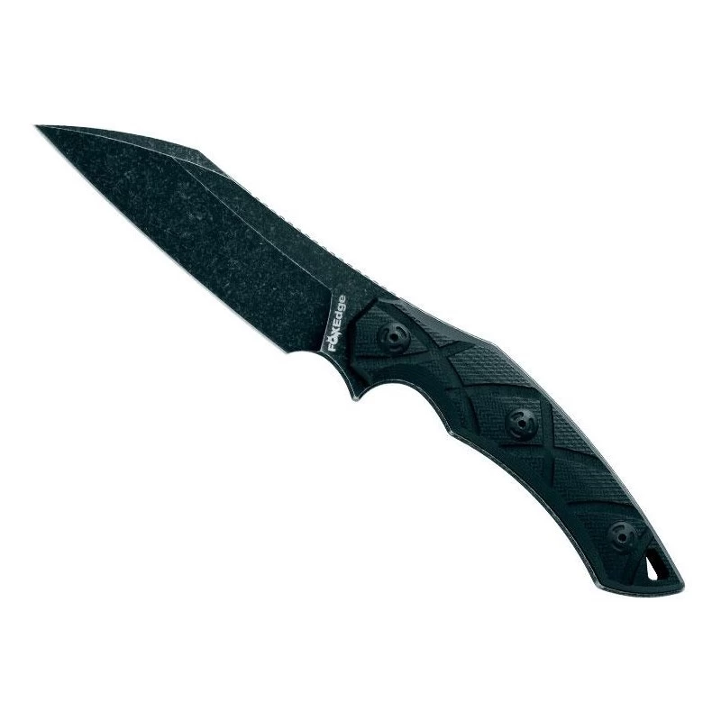 Poignard Fox Edge Lycosa G10 Noir Blackwash 1 Poignard Fox Edge Lycosa G10 Noir Blackwash