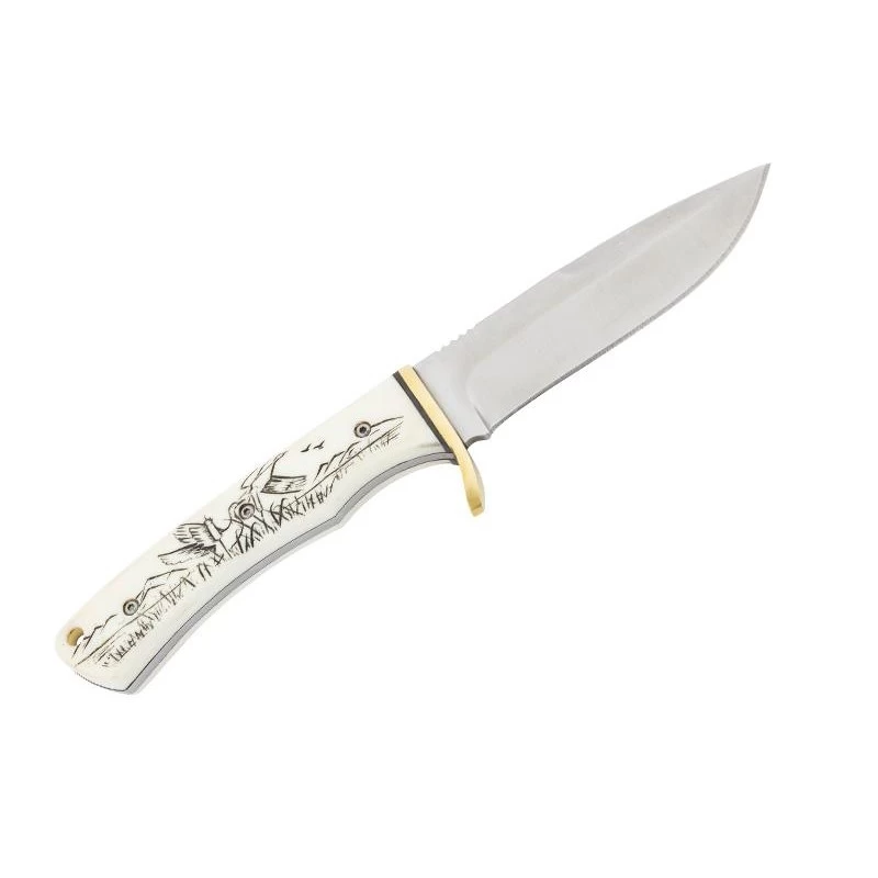 Poignard Herbertz Ivoirine Motif Canard 10cm Inox 2 Poignard Herbertz Ivoirine Motif Canard 10cm Inox – Image 2