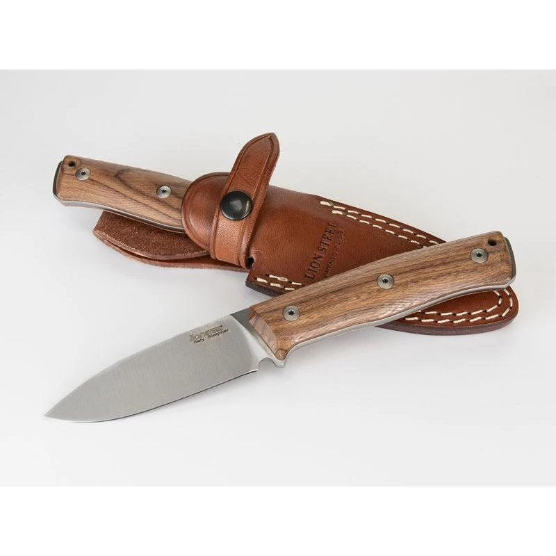Poignard LionSteel B35 Manche Bois De Santos 2 Poignard LionSteel B35 Manche Bois De Santos – Image 2