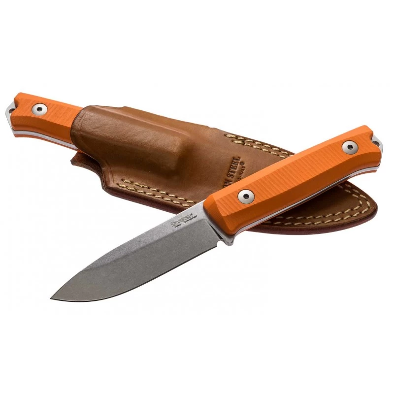 Poignard LionSteel B40 G10 Orange 1 Poignard LionSteel B40 G10 Orange