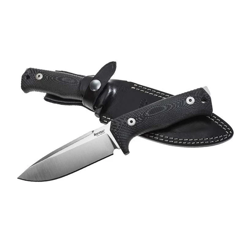 Poignard LionSteel T5 Micarta Gris/noir 2 Poignard LionSteel T5 Micarta Gris/noir – Image 2