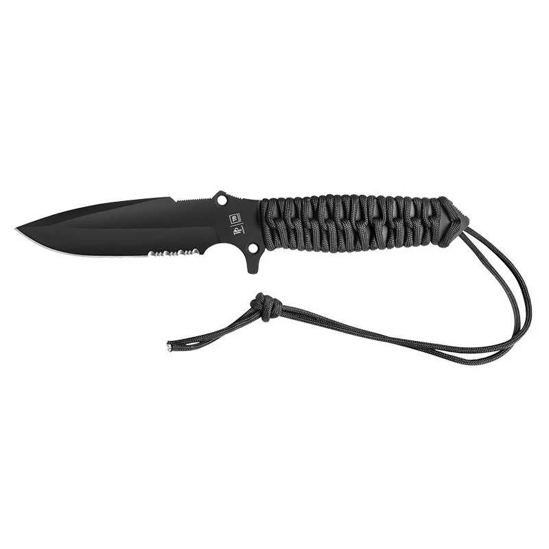 Poignard Maraudeur Paracord 550 Noir Mixte - TB Outdoor 1 Poignard Maraudeur Paracord 550 Noir Mixte - TB Outdoor