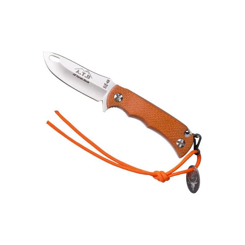 Poignard Muela ATB Micarta Orange 9cm Inox 1 Poignard Muela ATB Micarta Orange 9cm Inox